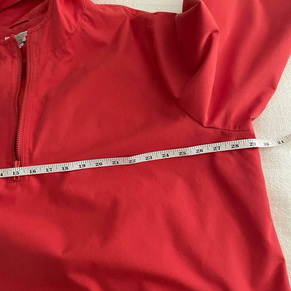 Women’s Red Rain Jacket With Hood Plus 3X - Picture 6 of 8